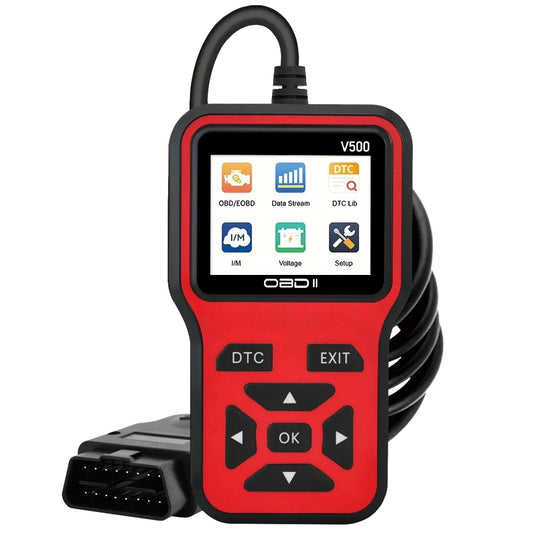 OBD2 Scanner V500 - Professional Car Diagnostic Tool with Engine Fault Code Reader
