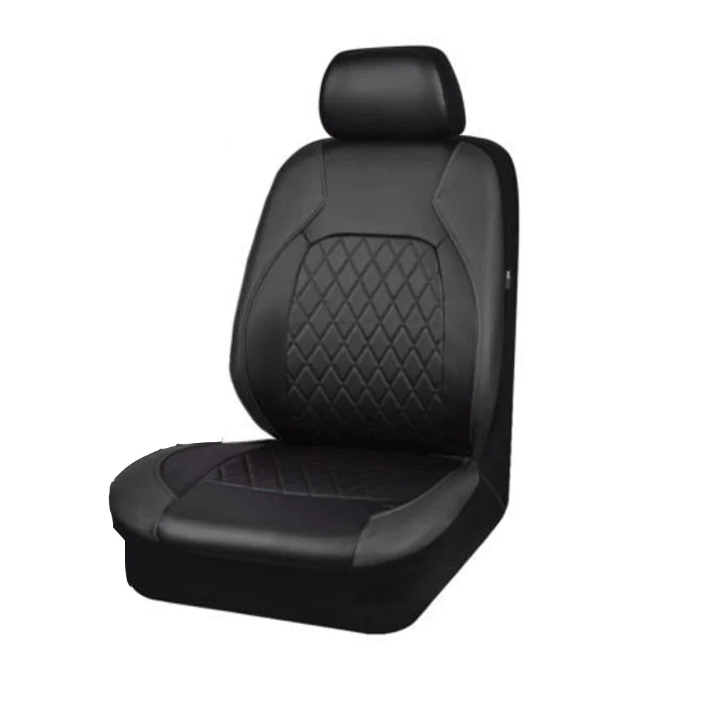 Universal PU Leather Car Seat Covers - Airbag Compatible Protection Set