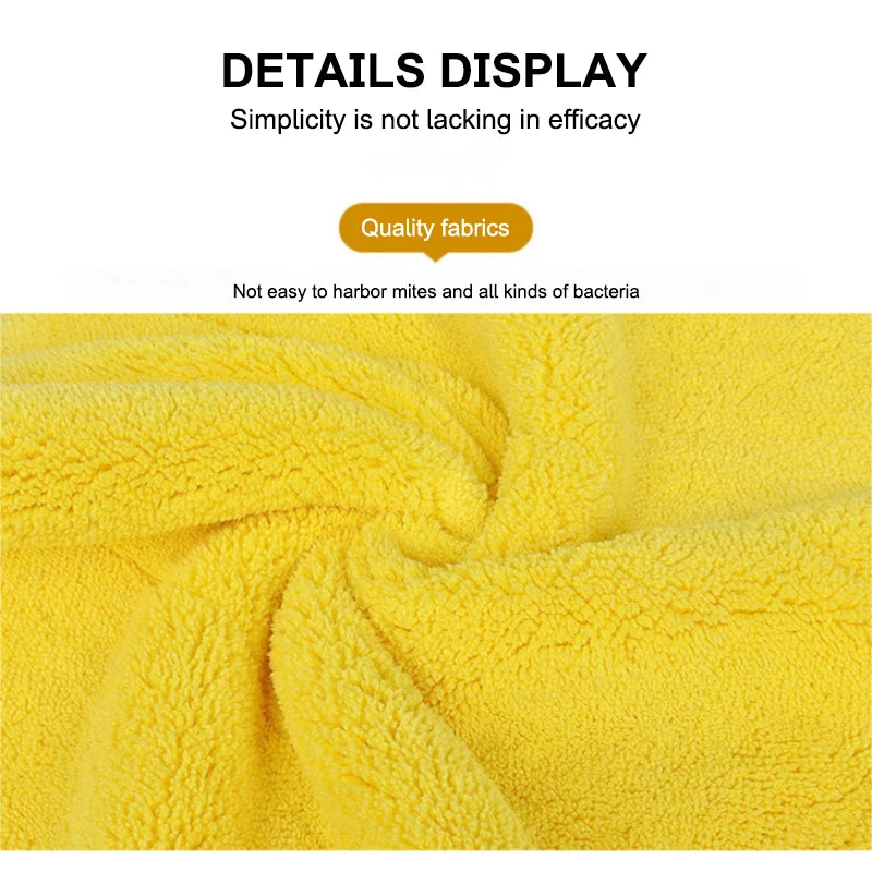 Professional Car Wash Towels - Ultra-Absorbent Non-Shedding Cleaning Set