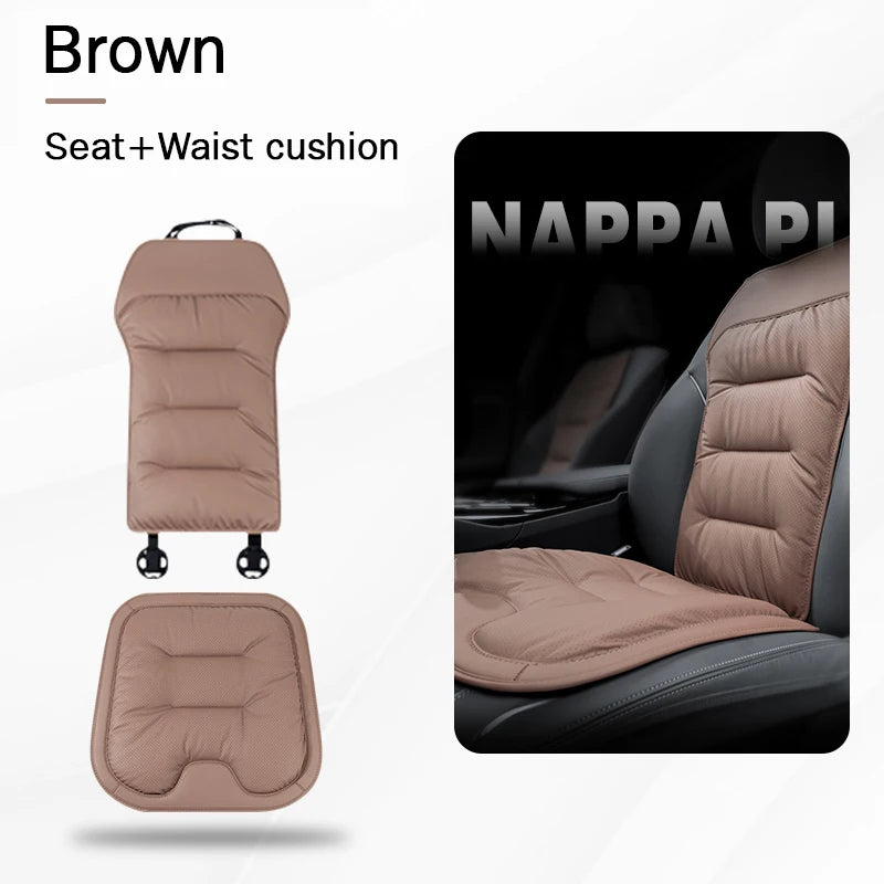 Car Seat Waist Cushion Support Pad - Ergonomic Lumbar Pillow for Driver Comfort
