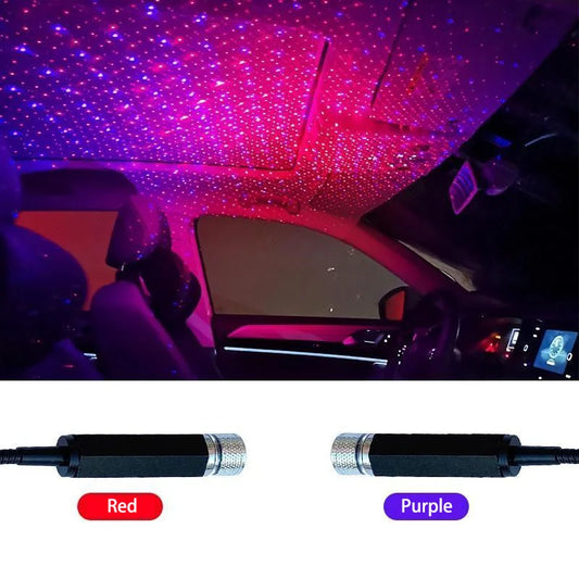 LED Starry Sky Projector - USB Car Roof & Room Galaxy Night Light