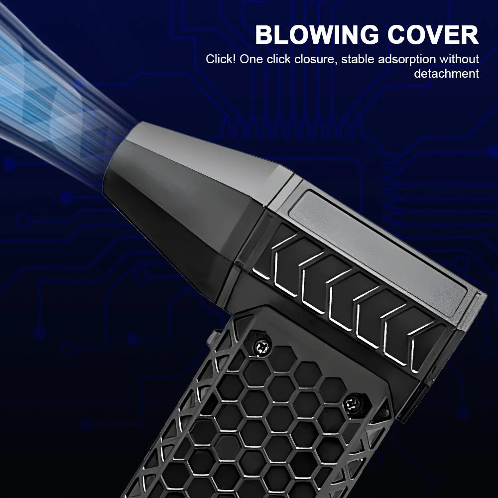 CAER Turbo Jet Fan - 130,000RPM Portable Air Blower with Storage Options