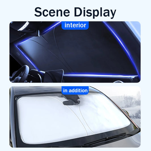 Custom Car Windshield Sunshade - Vehicle-Specific UV Protection Cover
