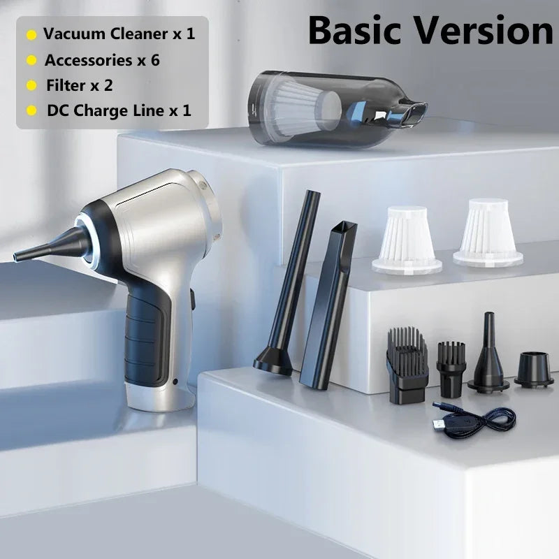 95000Pa Wireless Handheld Vacuum Cleaner - Pro Car & Home Cleaning with German Motor