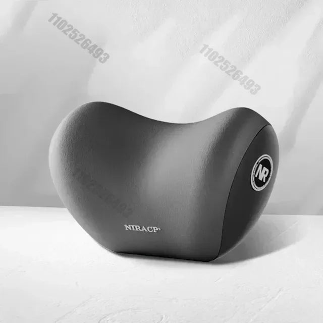 Memory Foam Car Headrest & Lumbar Support Set - Ergonomic Neck Pillow & Back Cushion