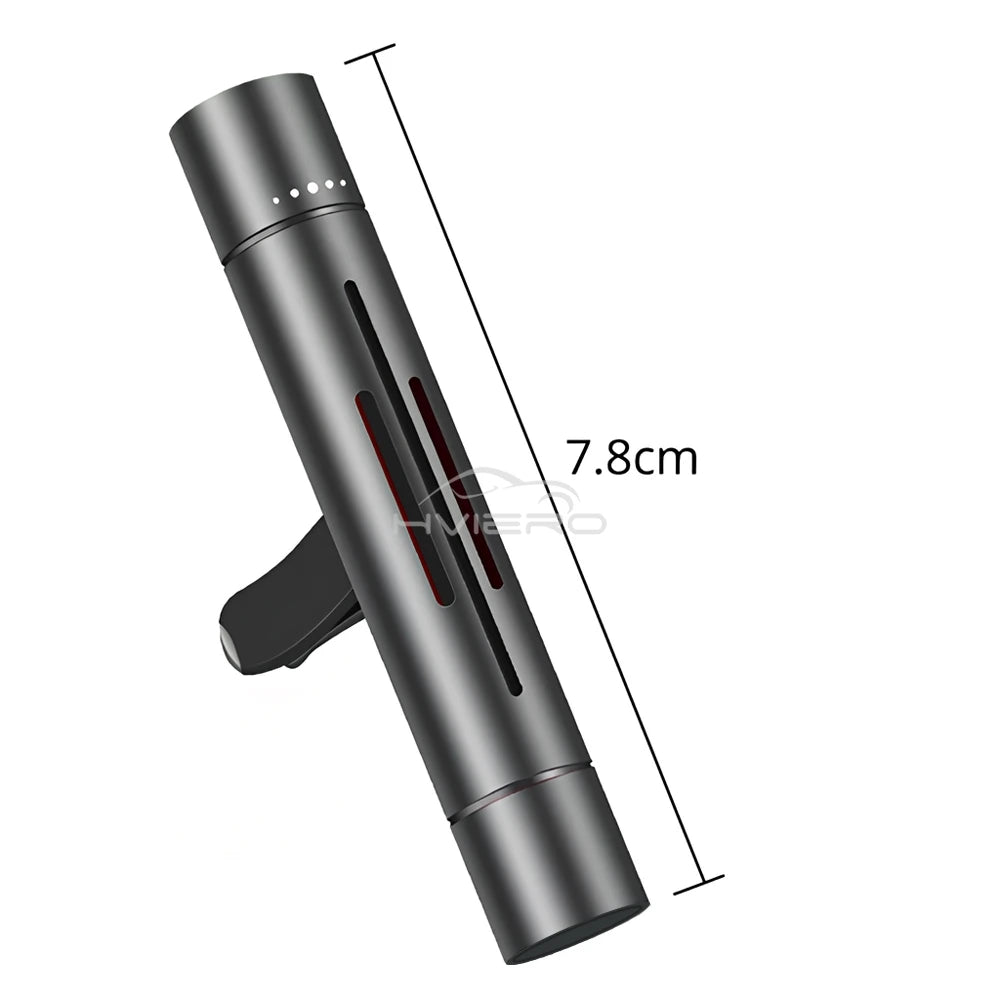 Premium Metal Car Air Freshener - Rotary Control Vent Clip Aromatherapy