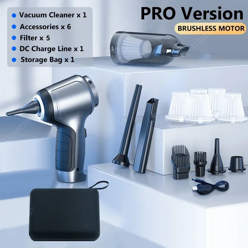95000Pa Wireless Handheld Vacuum Cleaner - Pro Car & Home Cleaning with German Motor