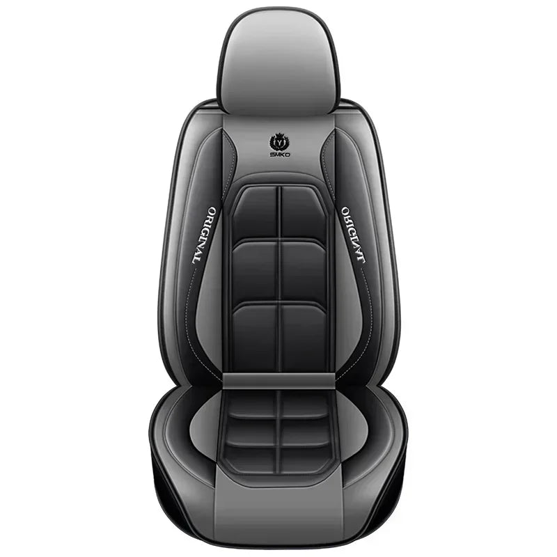 Premium PU Leather Universal Car Seat Cover - Single Front Seat Protection