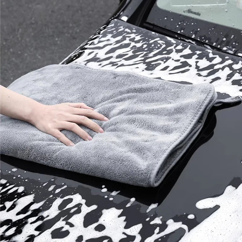 High-End Microfiber Car Wash Towel - Professional Detailing Cloth 30×30cm