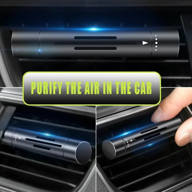 8-Piece Car Air Vent Perfume Diffuser Set - Premium Aluminum Alloy Air Freshener