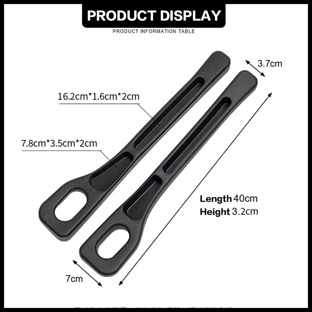 Car Seat Gap Filler 2-Piece Set - Console Organizer Storage Solution