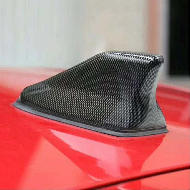 17cm Carbon Fiber Shark Fin Antenna Cover - Universal Radio Signal Amplifier