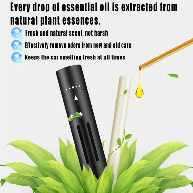 Car Air Vent Perfume Diffuser Set - Premium Aluminum Alloy Air Freshener