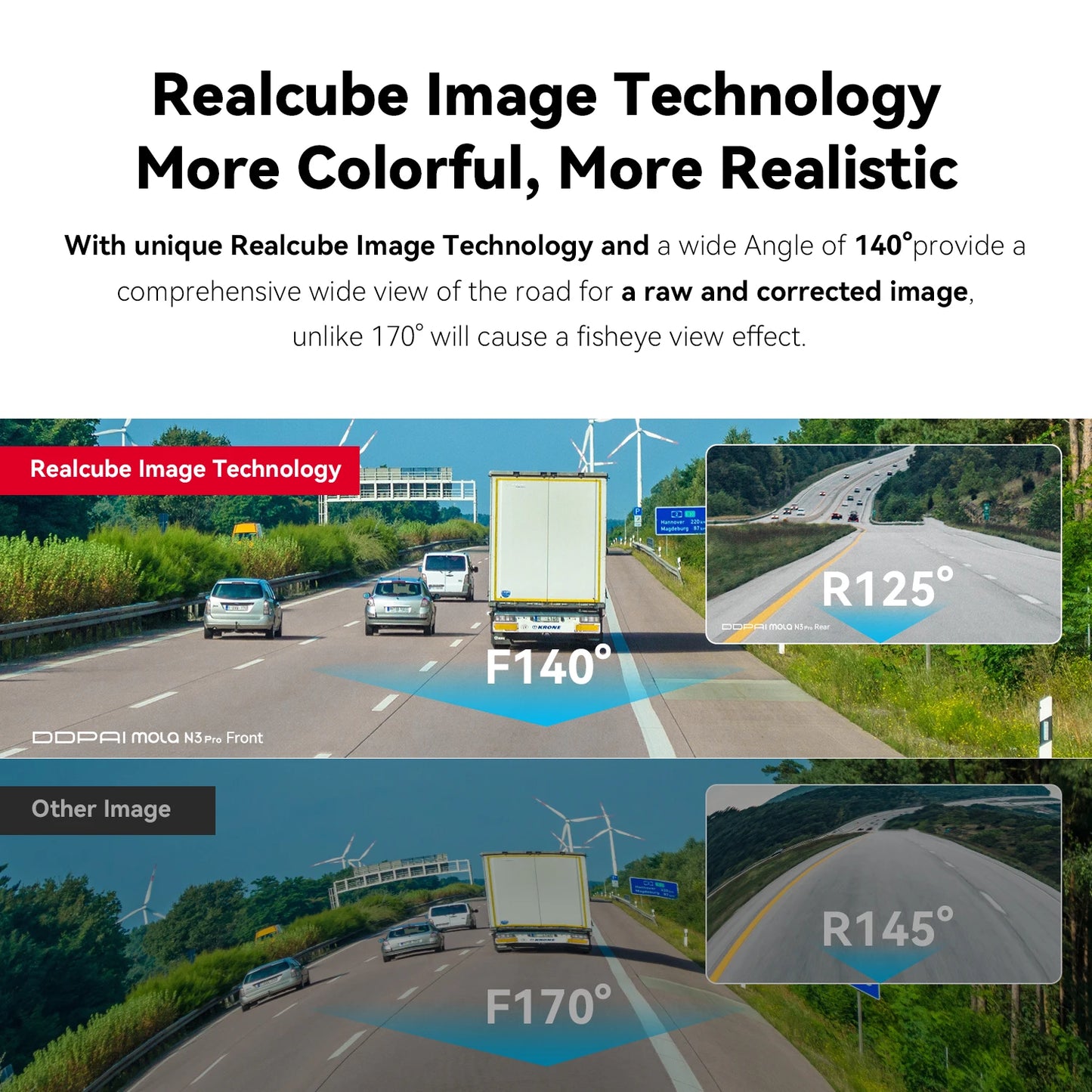 DDPAI Mola N3 Pro Dash Camera - 2.5K Resolution with WiFi Smart Connect & Dual Recording