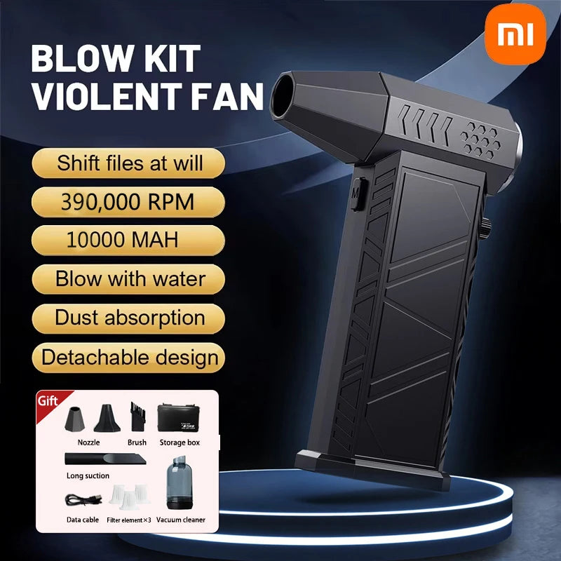 Xiaomi 390000RPM Turbo Air Blower - 58m/s Powerful Cordless Dust Cleaner