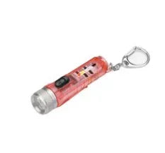 Mini Keychain Flashlight S11 - 400LM Rechargeable with Magnetic Base & UV Light