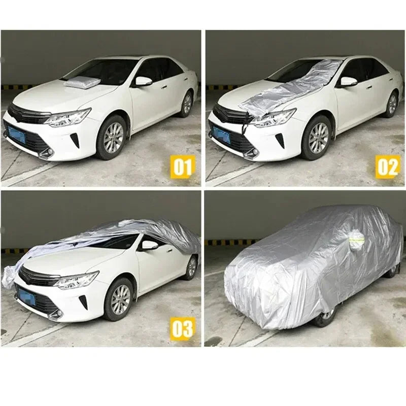 Universal Car Cover - Full Outdoor Protection for Sedan, Hatchback & SUV