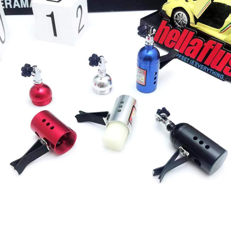 NOS Nitrogen Bottle Car Air Freshener - Racing Style Vent Clip Aromatherapy