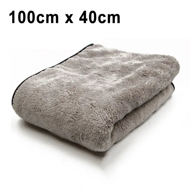 SEAMETAL Multi Sizes Car Microfiber Towel Upgraded Ultra-Soft Auto Drying Cleaning Cloth Super Absorbent Scratch-Free Towels