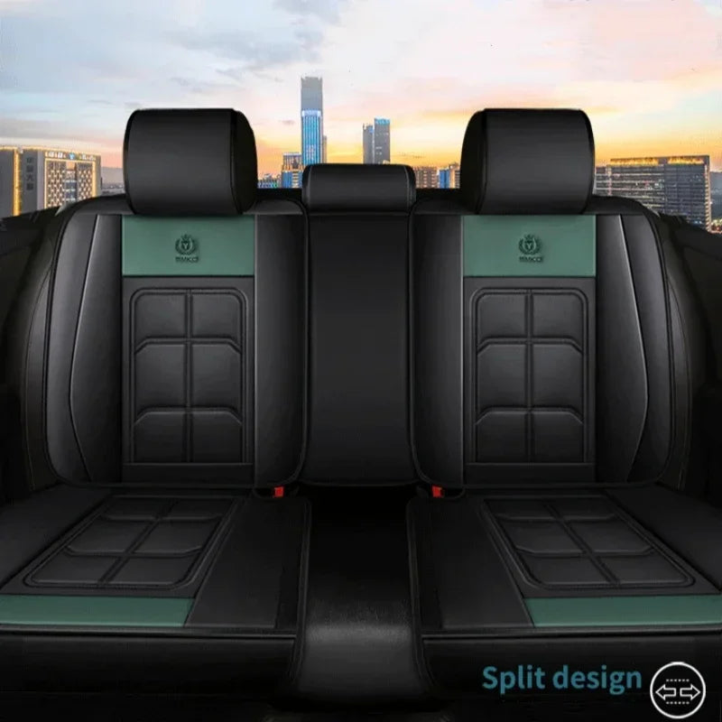 Premium PU Leather Universal Car Seat Cover - Single Front Seat Protection