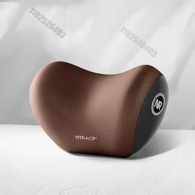 Memory Foam Car Headrest & Lumbar Support Set - Ergonomic Neck Pillow & Back Cushion