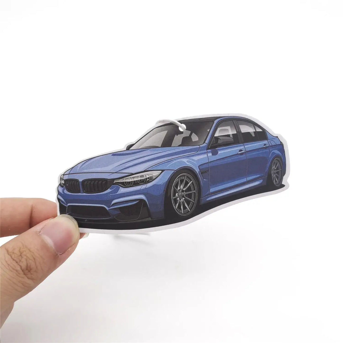 BMW Car Air Freshener Collection - Model-Specific Paper Pendants for Rearview Mirror
