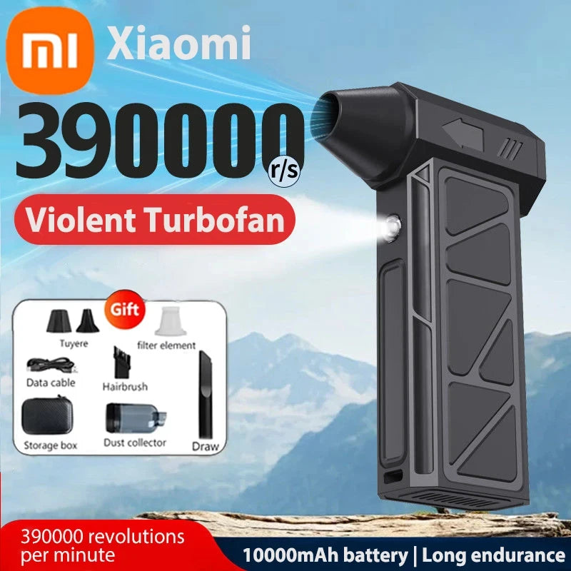 Xiaomi 390000RPM Turbo Air Blower - 58m/s Powerful Cordless Dust Cleaner