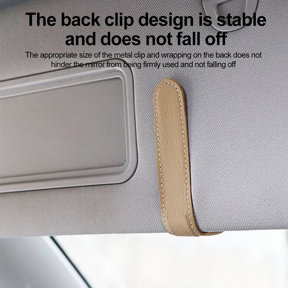 Universal Car Sunglasses Clip Holder - Multi-Purpose Visor Organizer & Accessories Storage