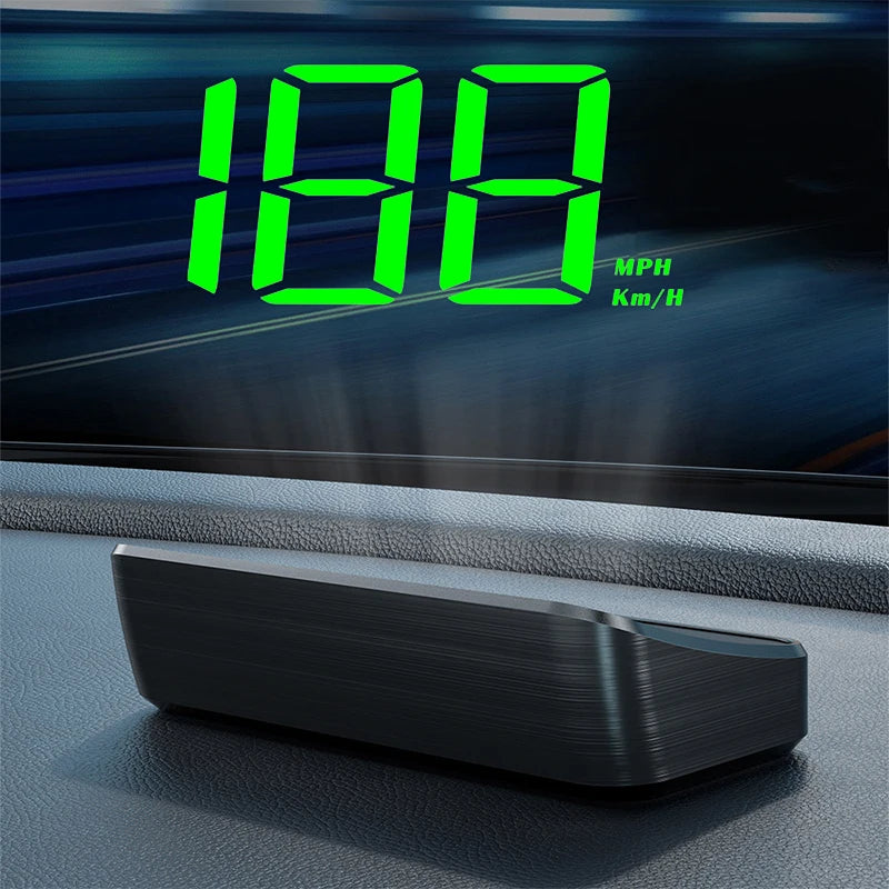 Car HUD Speedometer - GPS Head-Up Display with Windshield Projection