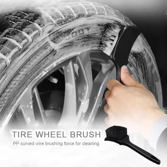 Multi-Functional Car Tire & Wheel Cleaning Brush - Heavy-Duty Detailing Tool