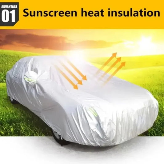 Universal Car Cover - Full Outdoor Protection for Sedan, Hatchback & SUV