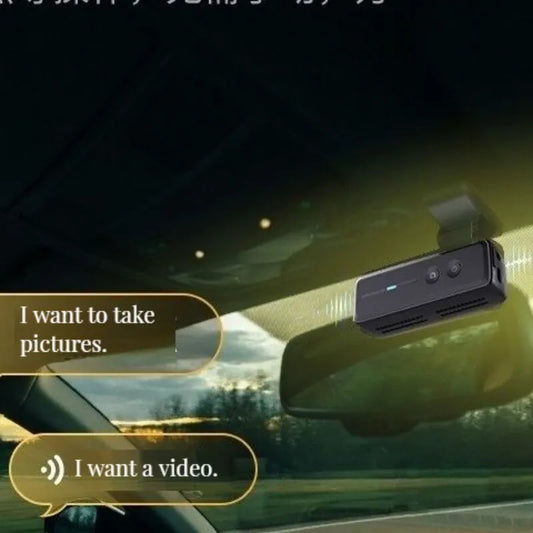 Czsky 2K 1440P WiFi Dash Cam - Voice Control DVR with Night Vision & 24H Parking Mode