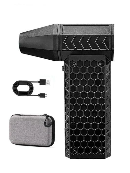 Mini Turbo Jet Fan - 130,000RPM Portable Air Blower with 52m/s Wind Speed