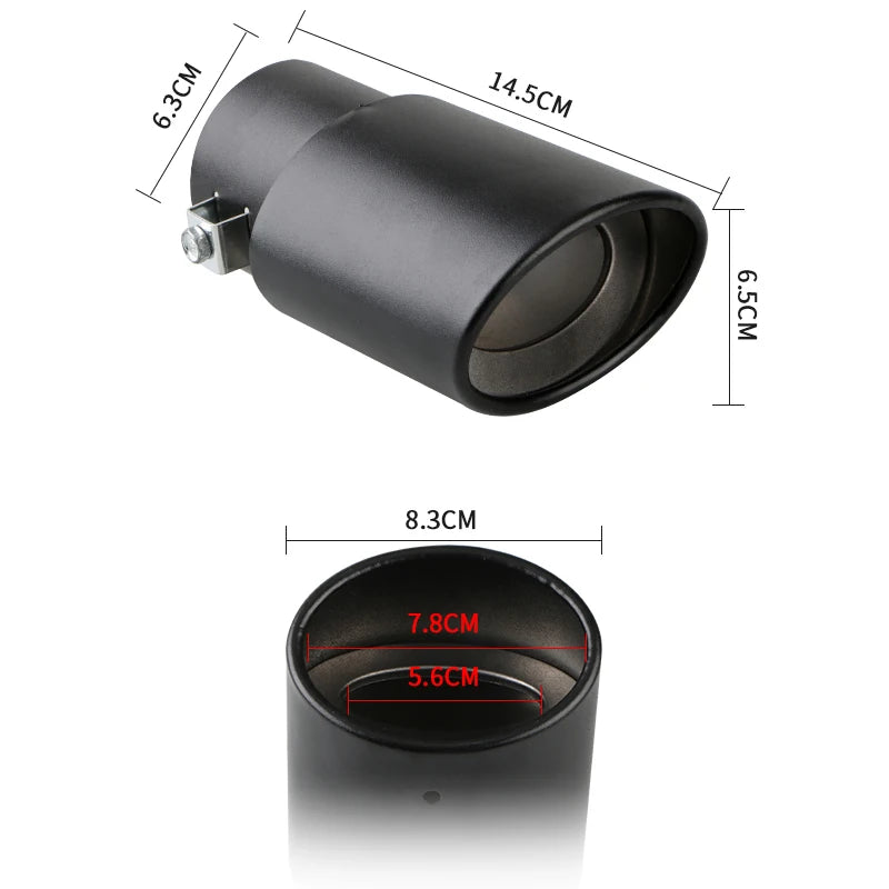 Stainless Steel Exhaust Muffler Tip