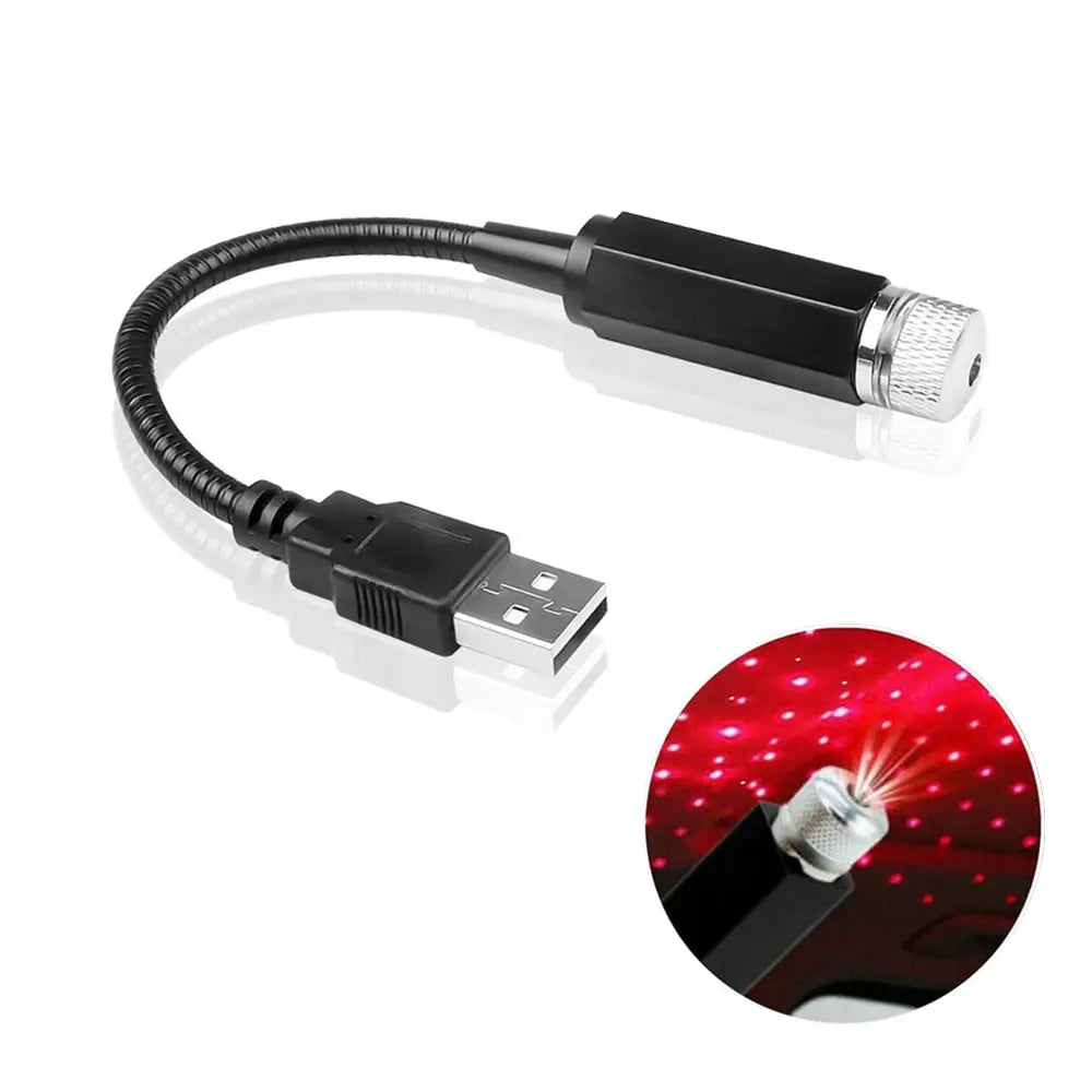 LED Starry Sky Projector - USB Car Roof & Room Galaxy Night Light