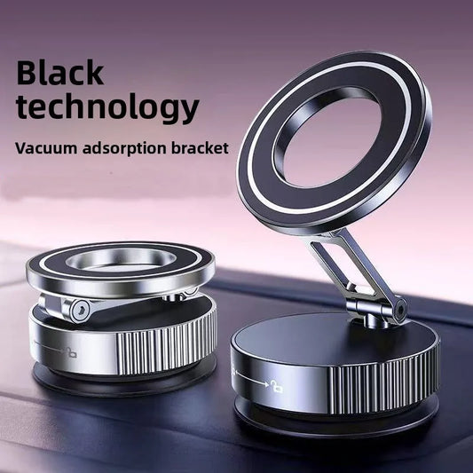 N52 Magnetic Phone Holder - 360° Rotatable with Vacuum Suction Cup