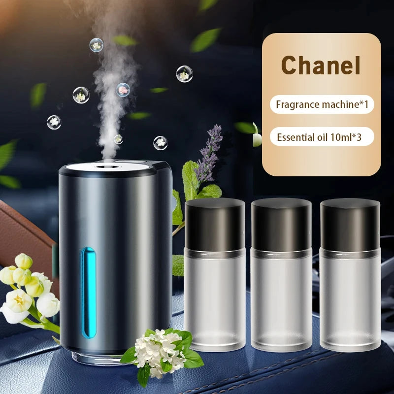 Electric Car Air Diffuser - Intelligent Aromatherapy Humidifier with Mist Technology