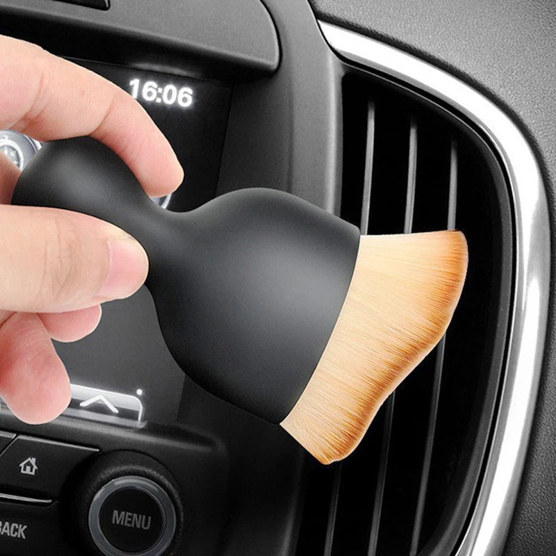Car Crevice Dust Brush - Soft Interior Cleaning Tool for Universal Vehicles