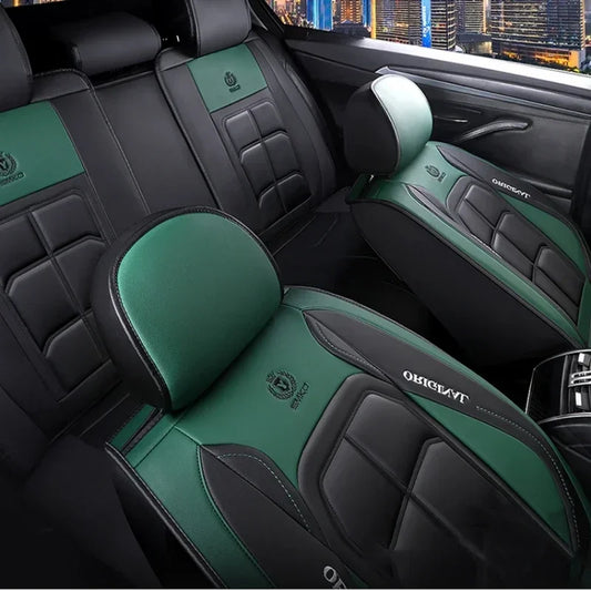 Premium PU Leather Universal Car Seat Cover - Single Front Seat Protection