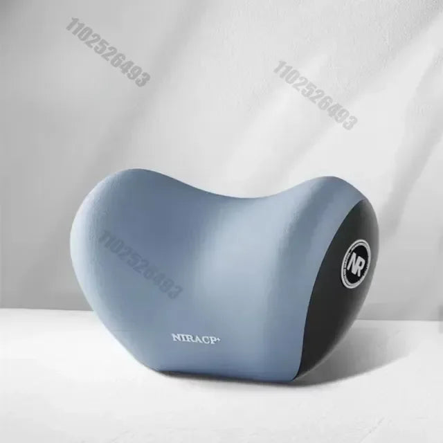 Memory Foam Car Headrest & Lumbar Support Set - Ergonomic Neck Pillow & Back Cushion