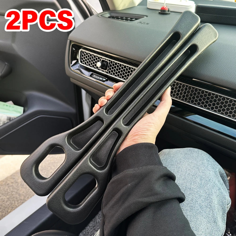 Car Seat Gap Filler 2-Piece Set - Console Organizer Storage Solution