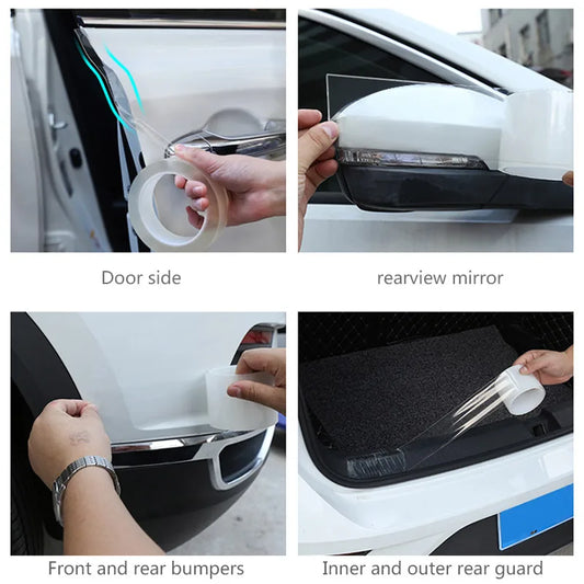 SEAMETAL Transparent Car Door Edge Protector - Anti-Collision Protection Film