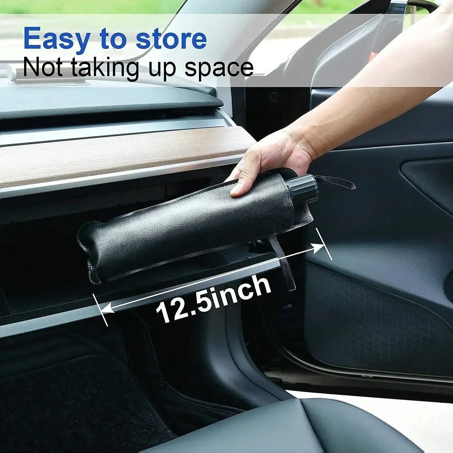 Car Front Window Sun Shade - UV Protection Windshield Sunshade with 10-Rib Structure