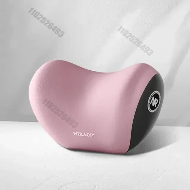 Memory Foam Car Headrest & Lumbar Support Set - Ergonomic Neck Pillow & Back Cushion