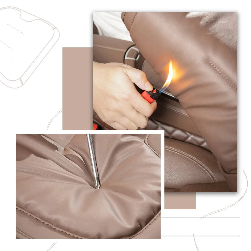 Car Seat Waist Cushion Support Pad - Ergonomic Lumbar Pillow for Driver Comfort