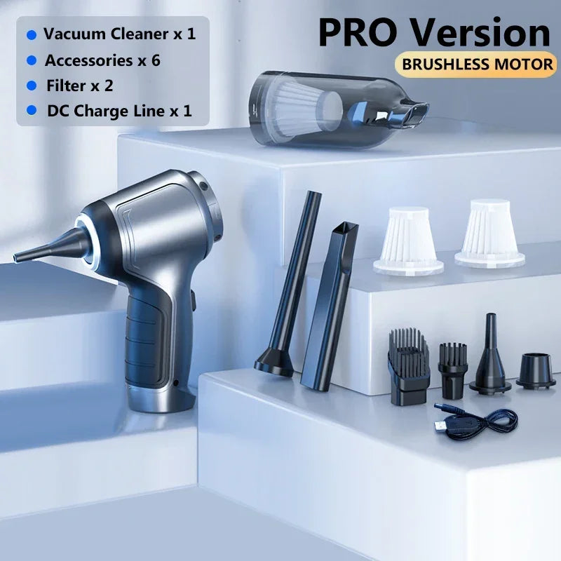 95000Pa Wireless Handheld Vacuum Cleaner - Pro Car & Home Cleaning with German Motor