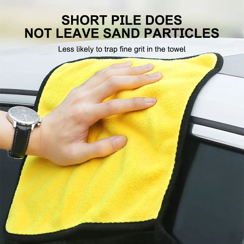 Professional Car Wash Towels - Ultra-Absorbent Non-Shedding Cleaning Set