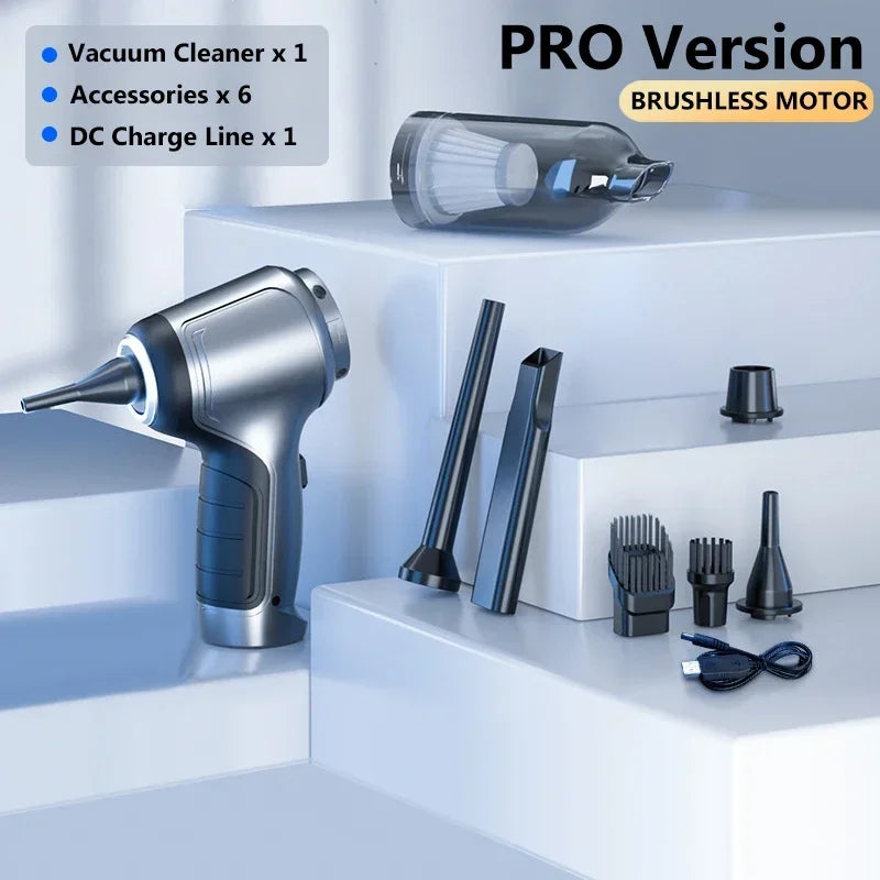 95000Pa Wireless Handheld Vacuum Cleaner - Pro Car & Home Cleaning with German Motor