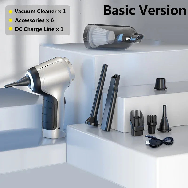 95000Pa Wireless Handheld Vacuum Cleaner - Pro Car & Home Cleaning with German Motor