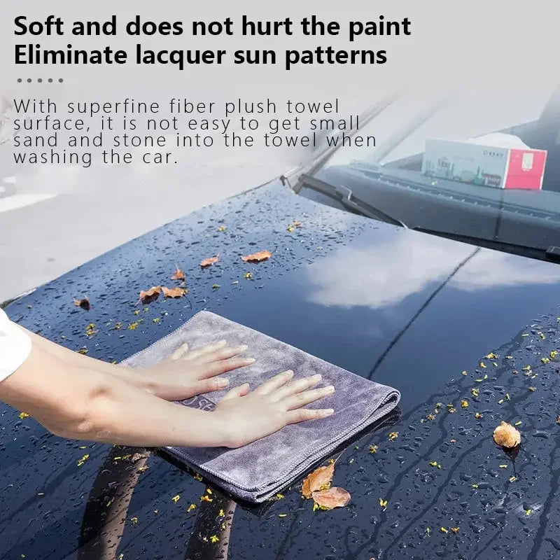 High-End Microfiber Car Wash Towel - Professional Detailing Cloth 30×30cm